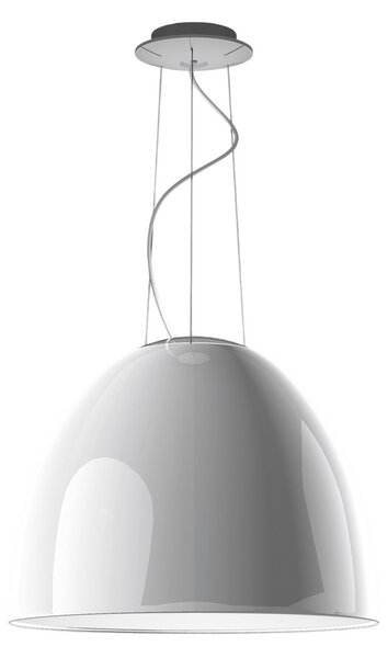 Závěsná svítidlo Artemide, Nur Gloss, stmívatelné, Bílá, Obývací pokoj, Plast, Design