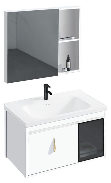 Sada koupelnového nábytku s umyvadlem Paris 60cm White
