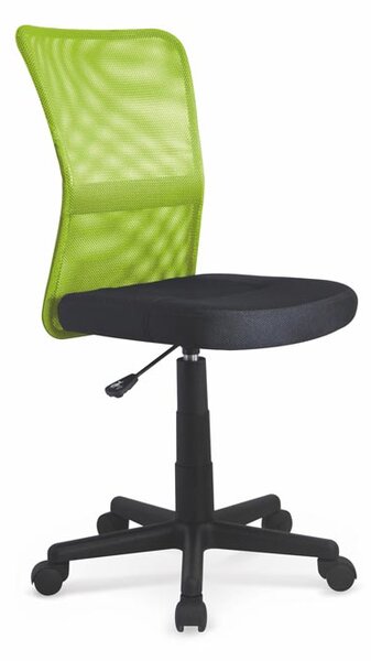 HALMAR DINGO dětská židle zelená/černá