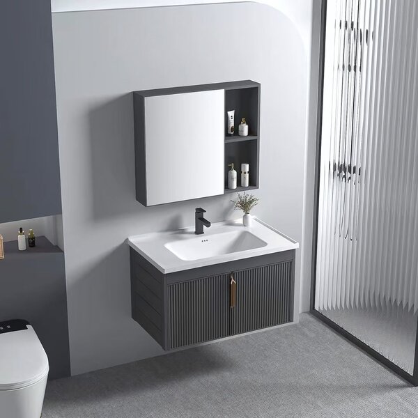 Sada koupelnového nábytku s umyvadlem Astor 60cm Grey