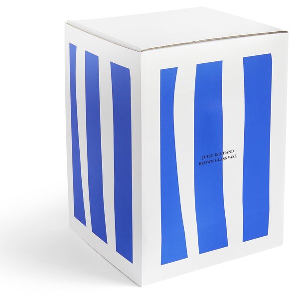 HAY Skleněná váza Juice, High Blue