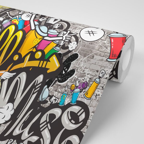 Tapeta barevné graffiti