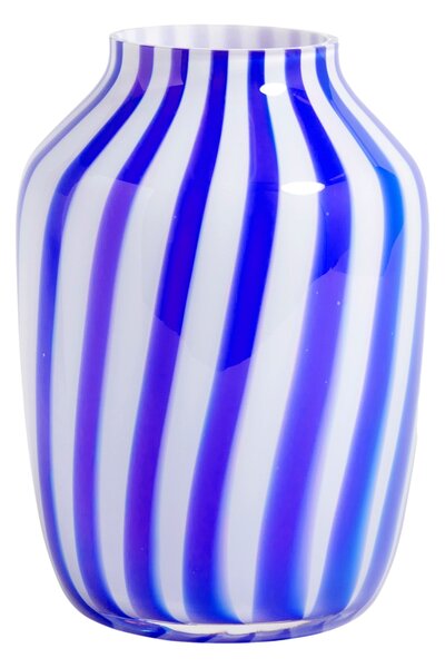 HAY Skleněná váza Juice, High Blue