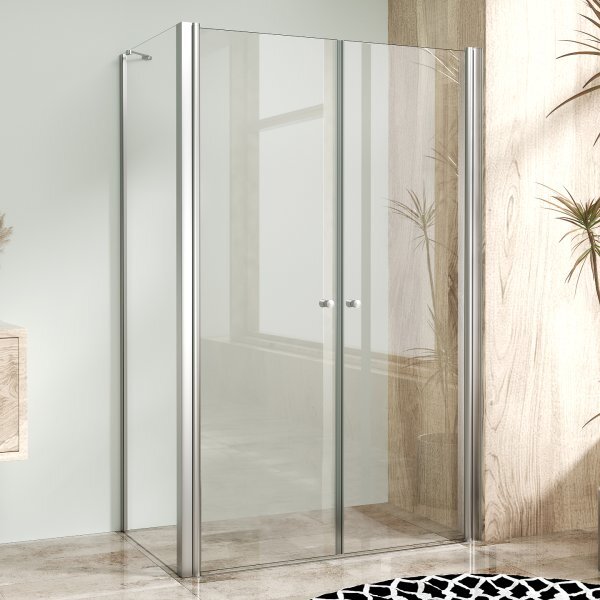 BETA COMBI Chrom 80x80 Clear Čtvercový sprchový kout bez vaničky