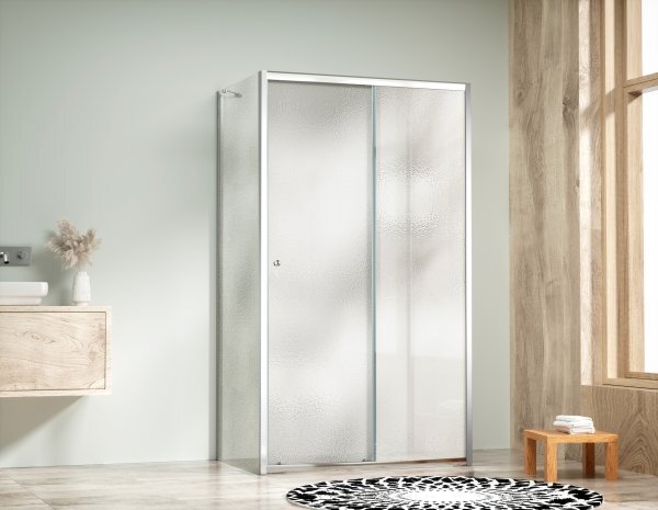 NICOL COMBI II Chrom 80x110x80 Grape Sprchový kout s posuvnými dveřmi