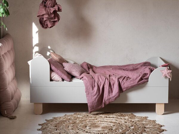 Dětská jednolůžková postel se dvěma čely BASIC - Kašmírová, 80x160 cm
