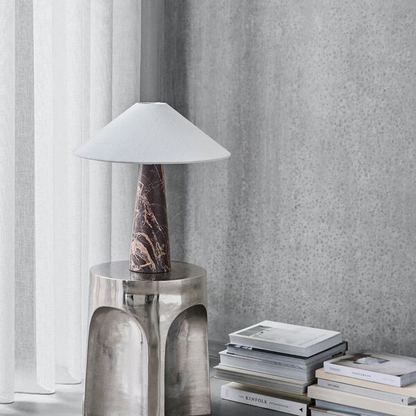 Stolní lampa House Doctor, Soffi, Hnědá / Rezavá, Obývací pokoj, Mramor, Design