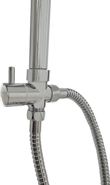 KREIS SLIM Chrom Sprchový set se sprchovou baterií - kulatý