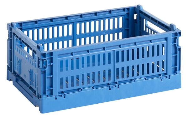 HAY Úložný box Colour Crate, Small, Electric Blue