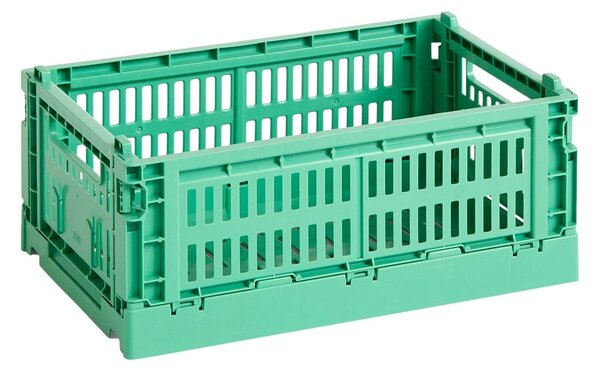 HAY Úložný box Colour Crate, Small, Dark Mint