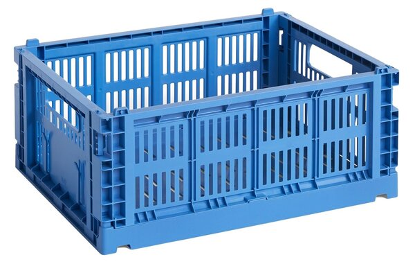 HAY Úložný box Colour Crate, Medium, Electric Blue