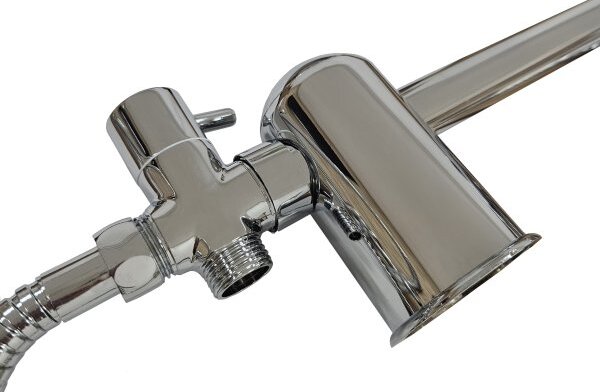 KREIS SLIM Chrom Sprchový set se sprchovou baterií - kulatý