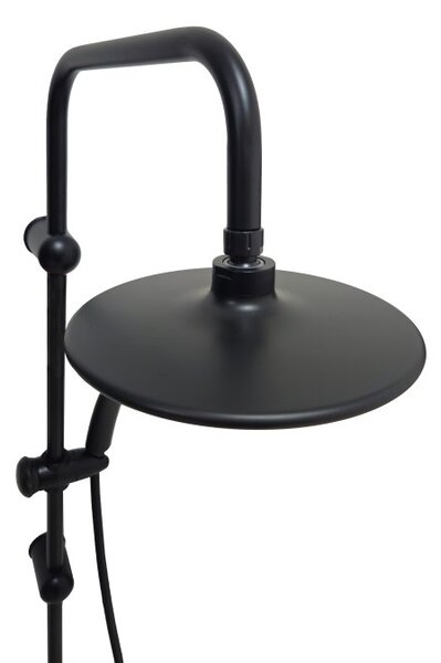 KREIS Black Sprchový set bez baterie - kulatý