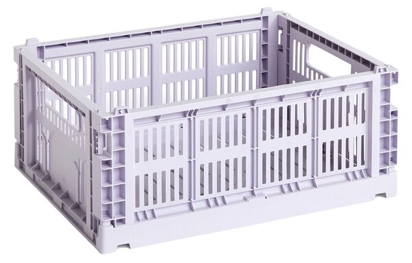 HAY Úložný box Colour Crate, Medium, Lavender
