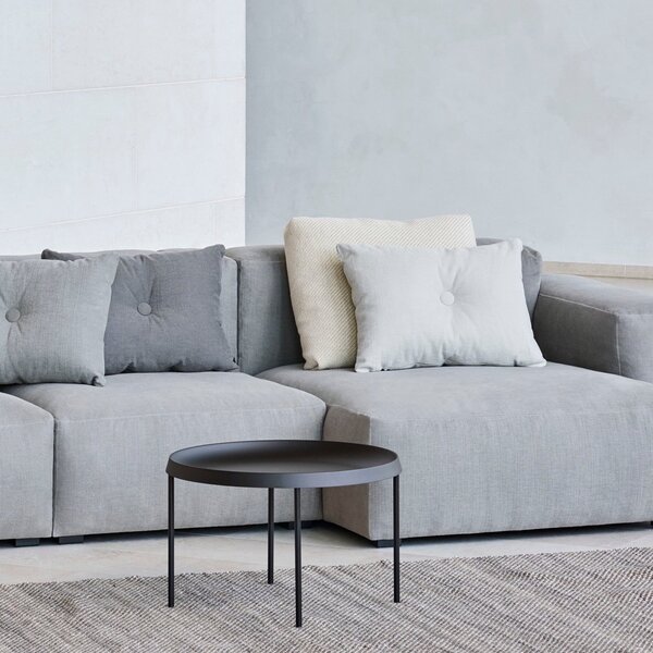 HAY Polštář Dot Linen, Dark blue