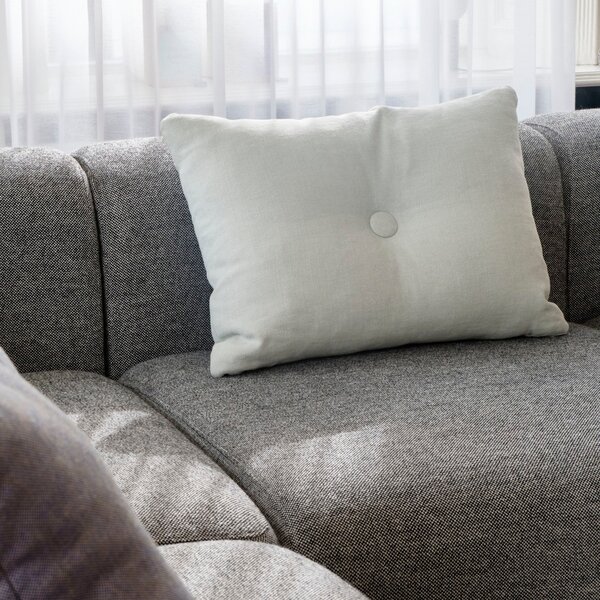 HAY Polštář Dot Linen, Dark blue