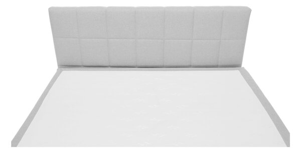 KONDELA Boxspringová postel 120x200, světle šedá, FERATA KOMFORT