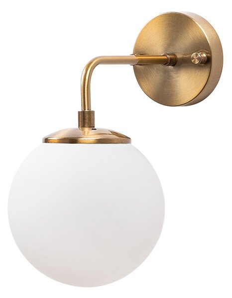 Bílé/v mosazné barvě nástěnné svítidlo ø 15 cm Viran – Opviq lights