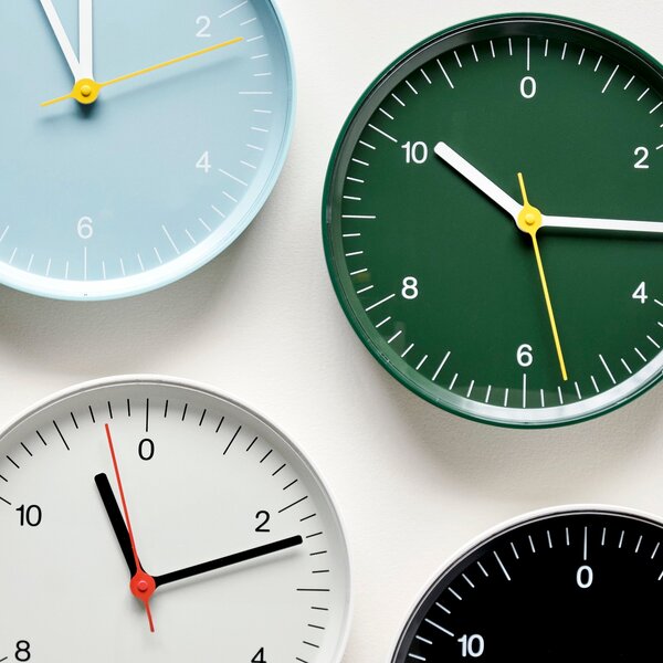 HAY Nástěnné hodiny Wall Clock, Grey