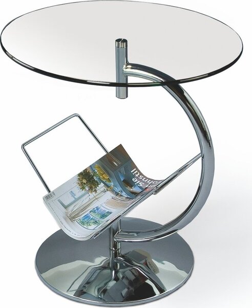 Konferenční stolek ALA - chrom/sklo