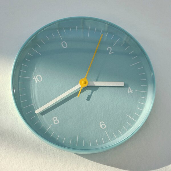 HAY Nástěnné hodiny Wall Clock, Blue