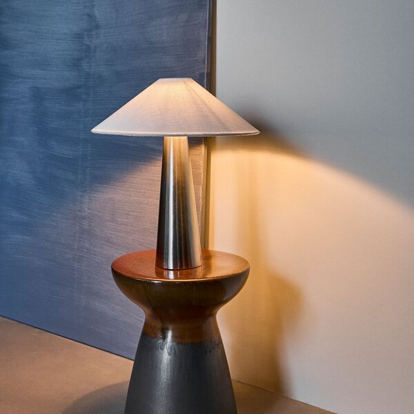 Stolní lampa House Doctor, Soffi, Metalická, Obývací pokoj, Kov, Design