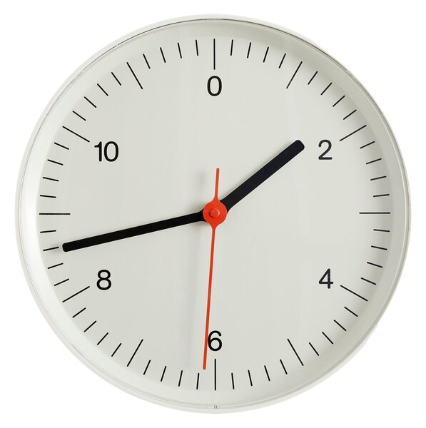 HAY Nástěnné hodiny Wall Clock, White