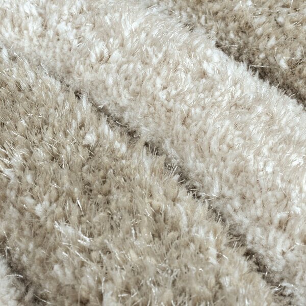 Béžový ručně tkaný koberec z recyklovaných vláken 120x170 cm Velvet – Flair Rugs
