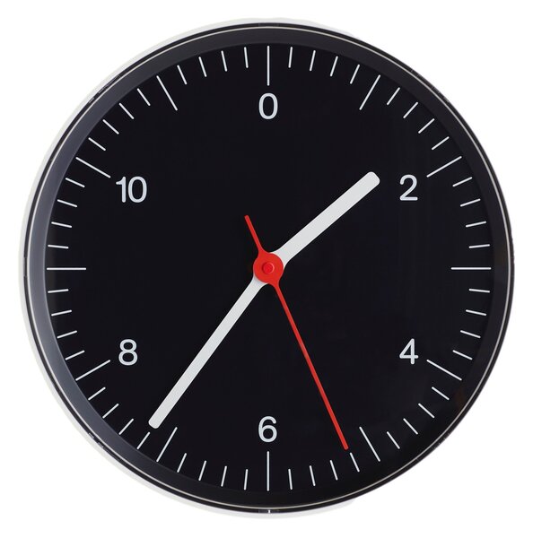 HAY Nástěnné hodiny Wall Clock, Black