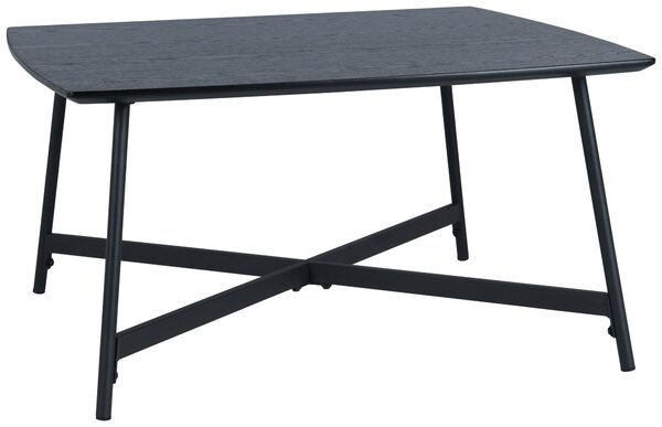 KONFERENČNÍ STOLEK, černá, kov, kompozitní dřevo, 80/42/80 cm MID.YOU - Konferenční stolky, Online Only