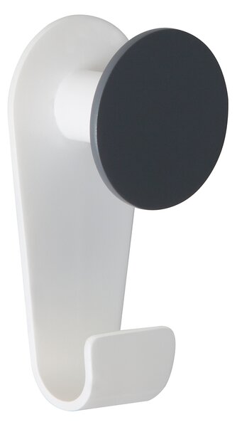 Spirella samolepící háček MISTERHOOK, tmavě šedý, ABS, 41 x 86 mm