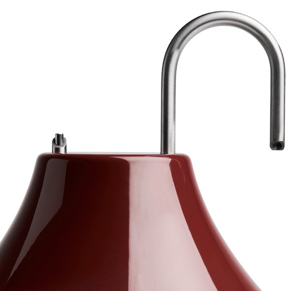 HAY Přenosná lampa Mousqueton, Brushed Stainless Steel