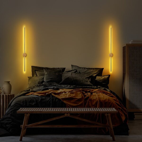 LED nástěnné svítidlo ve zlaté barvě Sword – Opviq lights