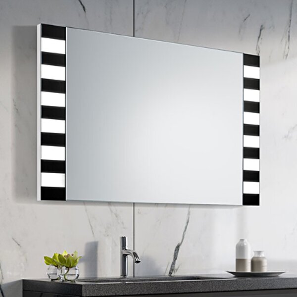 Gaudia Zrcadlo Zeba LED Black Rozměr: 100 x 63 cm