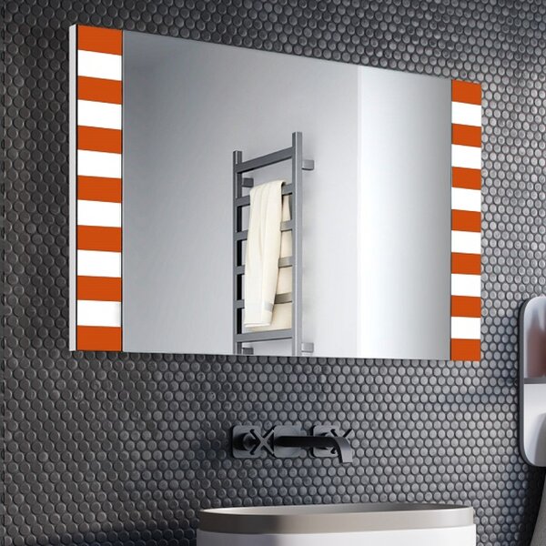 Zrcadlo Zeba LED Orange 60 x 60 cm