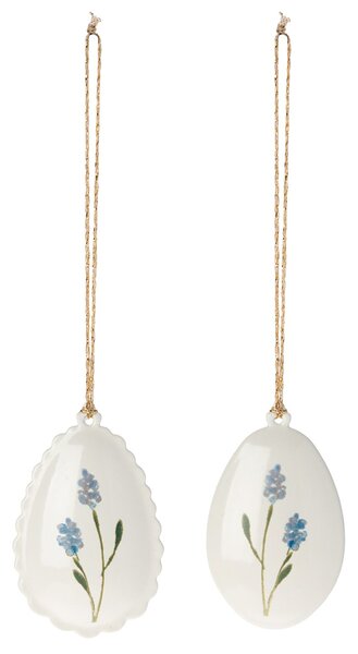 Plechové velikonoční vajíčko Maileg Blue - Classic MIL291