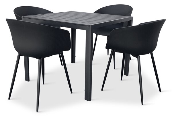 Elegantní zahradní nábytek - Viking M + 4x židle RIKKE