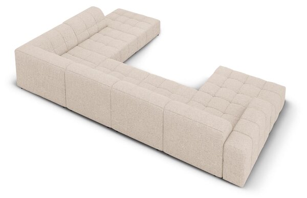 Béžová rohová pohovka (pravý roh/do "U") Chicago – Cosmopolitan Design