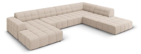 Béžová rohová pohovka (pravý roh/do "U") Chicago – Cosmopolitan Design