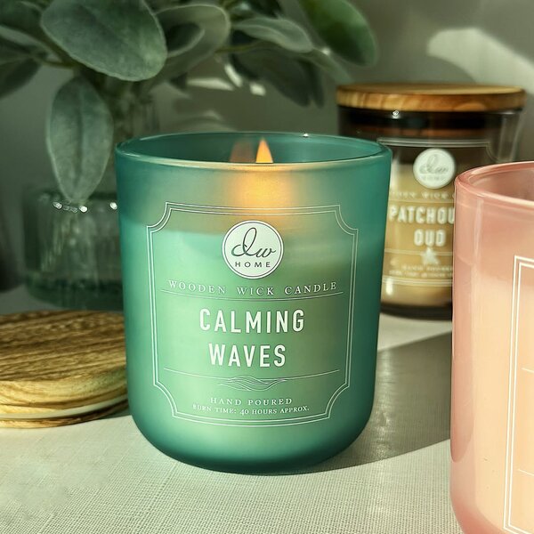 DW HOME Calming Waves Vonná svíčka ve skle, 326 g