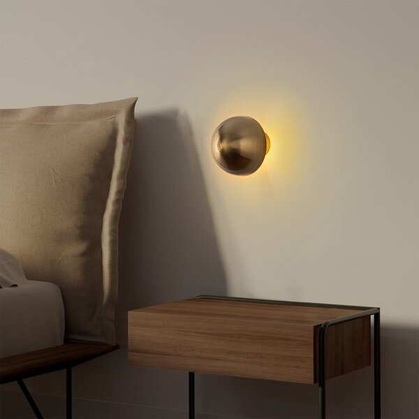 Nástěnné svítidlo v bronzové barvě ø 16 cm Fungal – Opviq lights