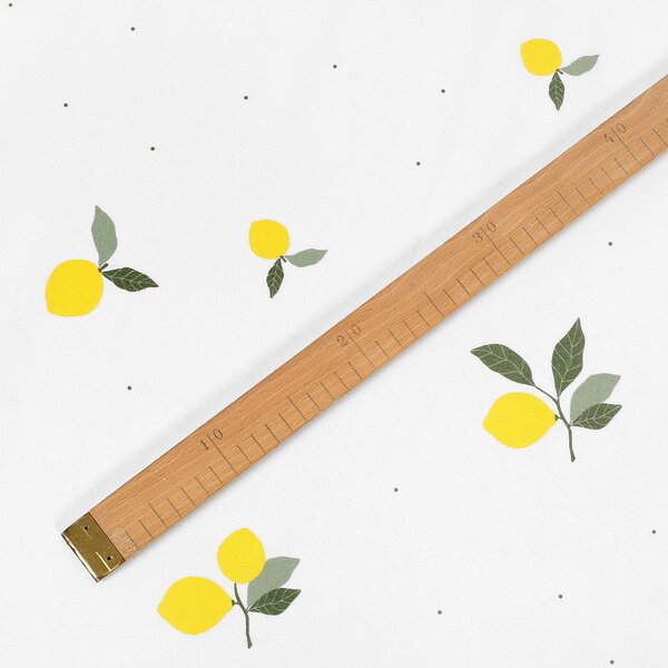 Goldea bavlněné plátno - citrony 160 cm