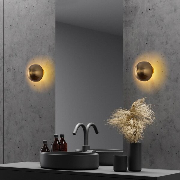Nástěnné svítidlo v bronzové barvě ø 16 cm Fungal – Opviq lights