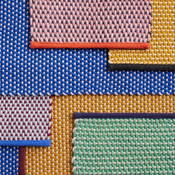 HAY Rohožka Door Mat, 70x50, Royal Blue