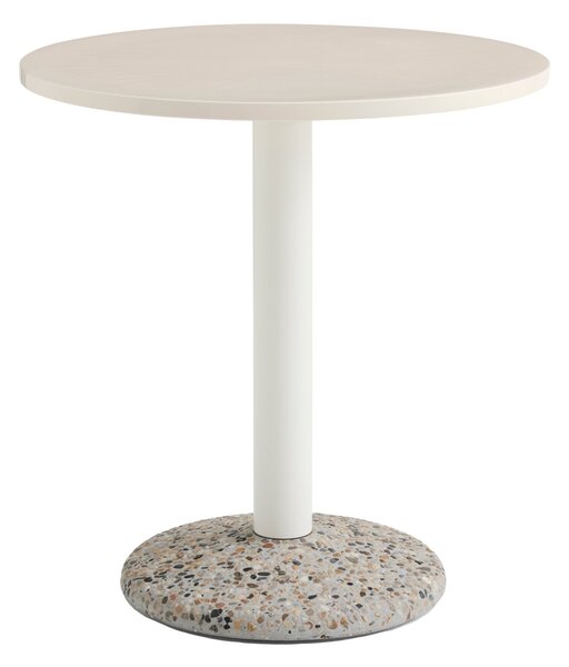 HAY Zahradní stůl Ceramic Ø70, Warm White