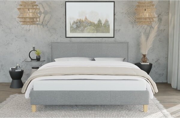 Čalouněná jednolůžková postel s roštem 90x200 cm Tina – Ropez