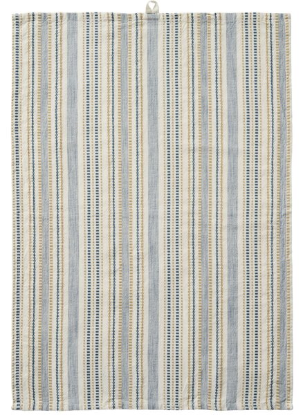 Utěrka Celine Blue and Beige Woven