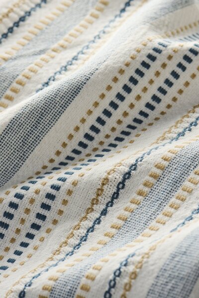 Utěrka Celine Blue and Beige Woven