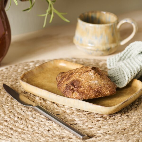 Keramický tácek Rustic Mustard