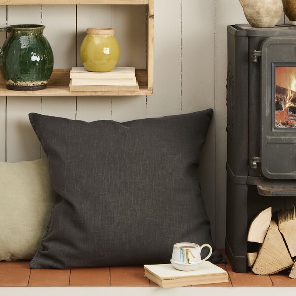 Povlak na polštář Ramie Anthracite 60 × 60 cm